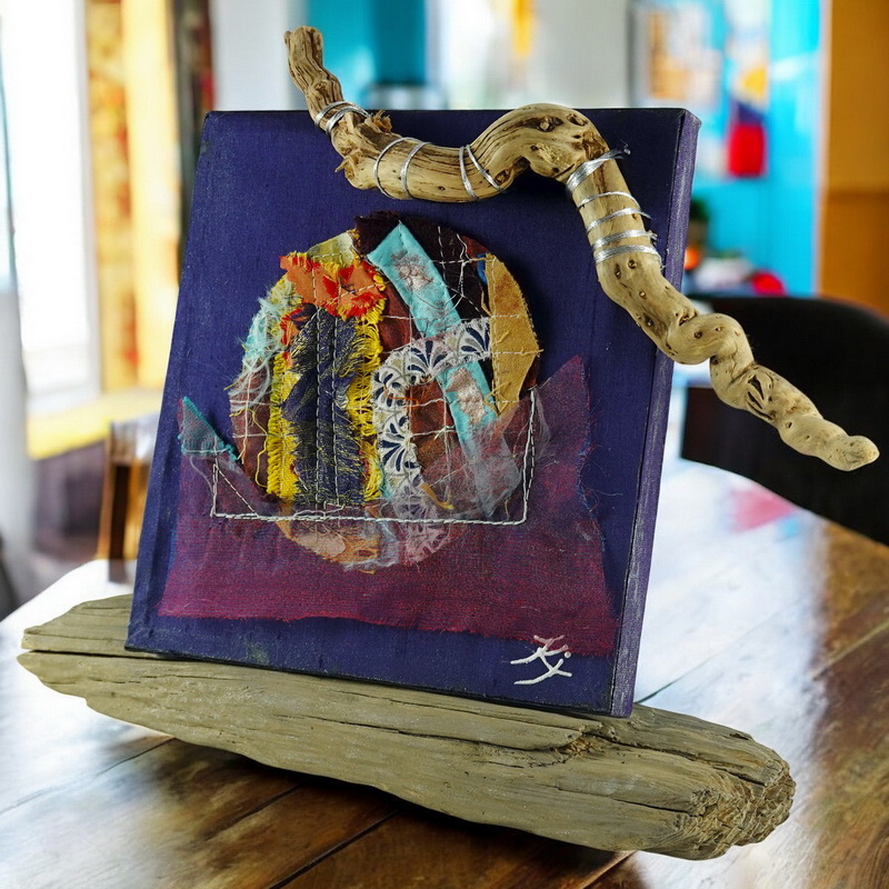Art textile et bois flotté Vogue – Image 3