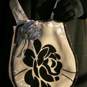 Sac ovale gris Dandy
