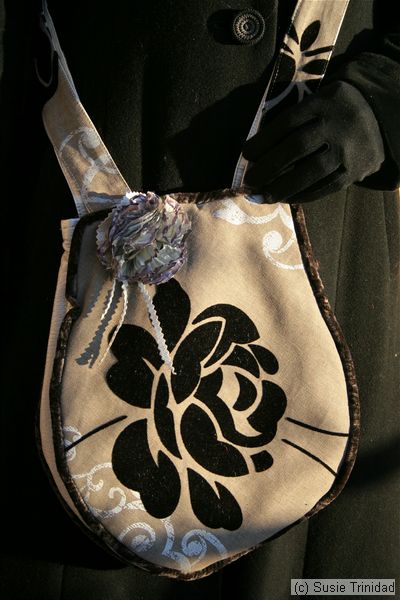 Sac ovale gris Dandy