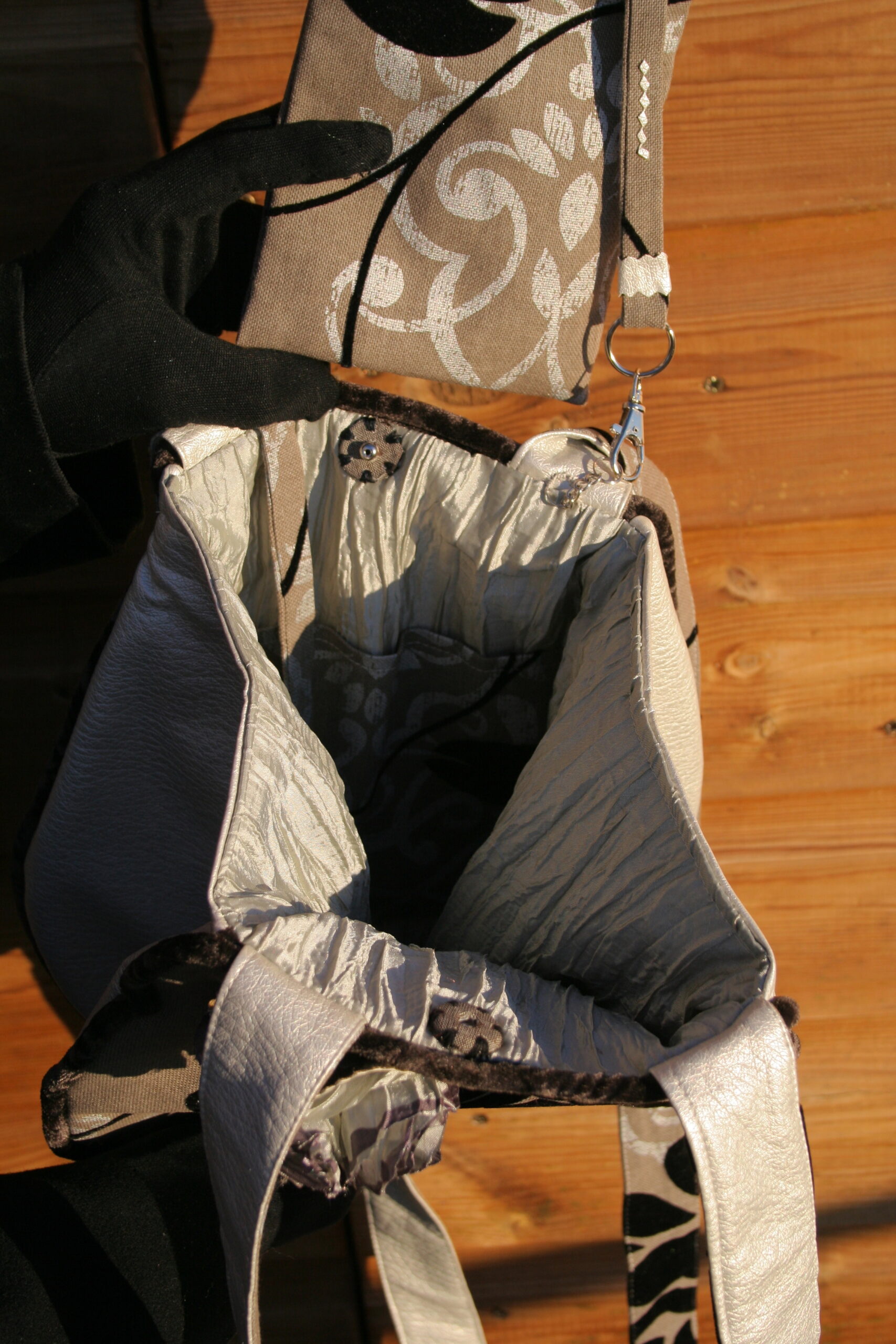 Sac ovale gris Dandy – Image 2