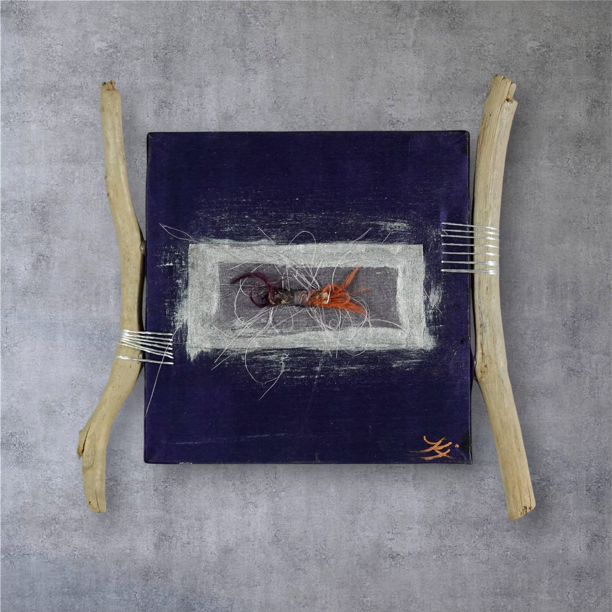 Art textile et bois flotté Sérénité – Image 2