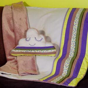 Couverture de lit pour bébé Violine