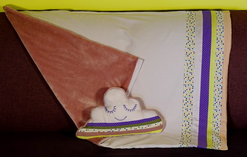 Couverture de lit pour bébé Lilas
