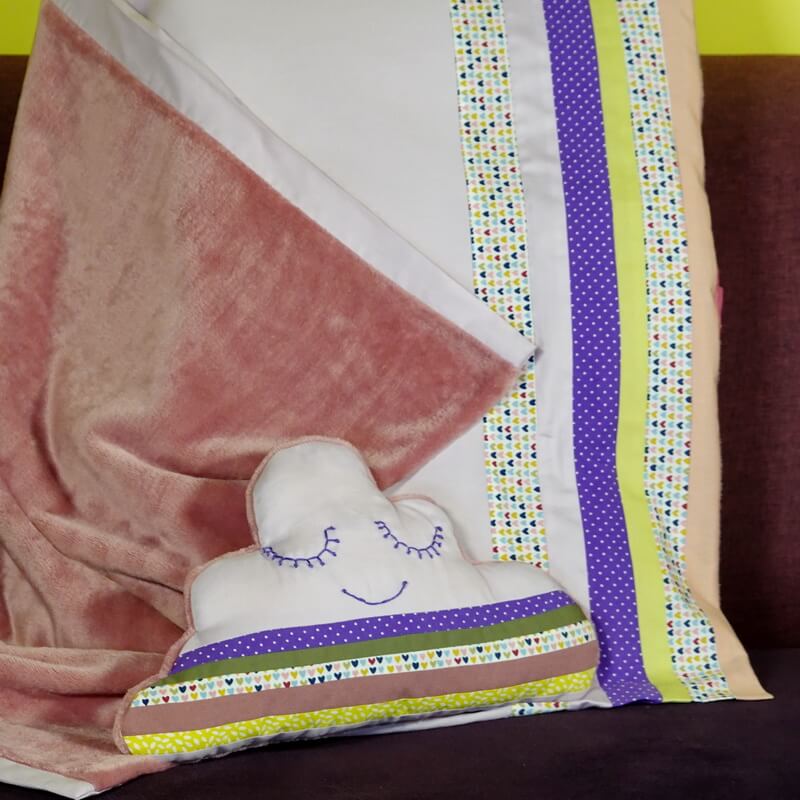 Couverture de lit pour bébé Lilas – Image 2