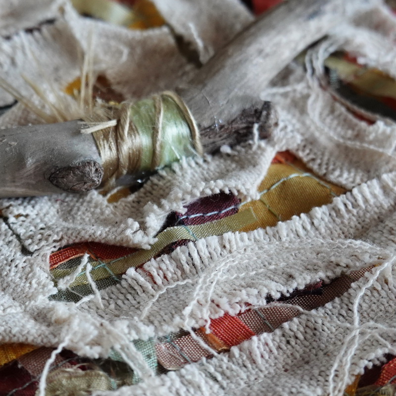 Diptyque textile – Entre flux et centre – Image 5