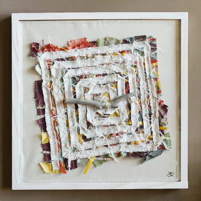 Diptyque textile – Entre flux et centre – Image 4