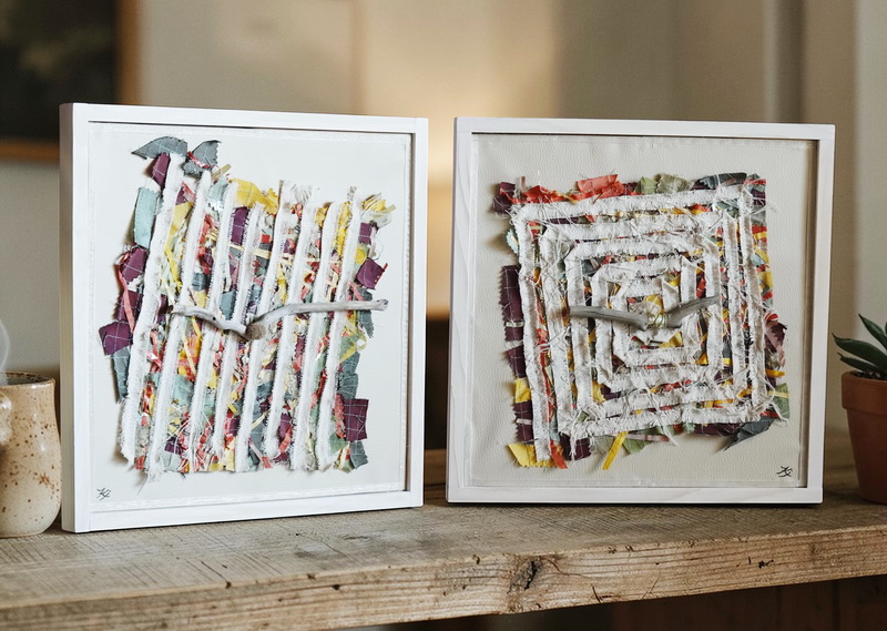 Diptyque textile – Entre flux et centre