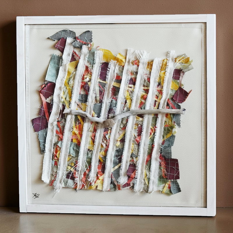 Diptyque textile – Entre flux et centre – Image 2